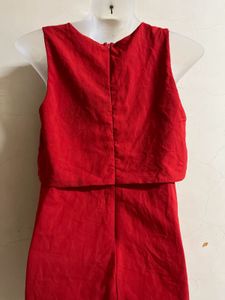 FOREVER21 Branded Red One Piece