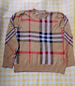 Burberry Classic Check Knit Sweater