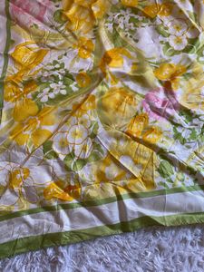 Vintage Floral Scarf