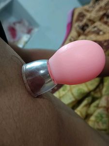 Pink Silicone nipps &amp; massage cup