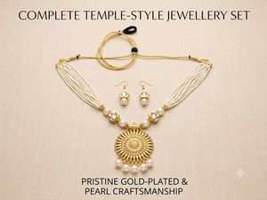 Temple Style Jewellery Set