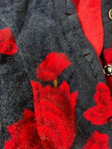 Floral Print Cozy Jacket