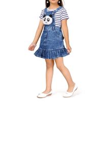 Blue Dungaree ( Girls ) | Chest 18| Length 21|