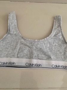 Calvin Klein Grey Sports Bra