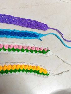 Handmade Crocheted Hair Bands/Accessories