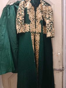 gown with skirt