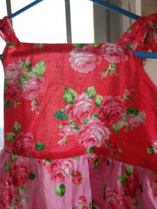 Tiered Floral Maxi Dress