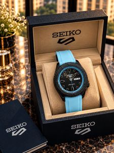 Seiko Automatic Watch - Light Blue