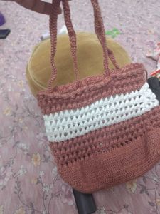 Crocheted Tote Bag
