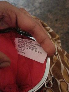 Cute Red Quilted Coin Purse