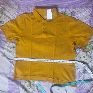 🔥 Stylish Solid Orange Shirt – Medium (M)