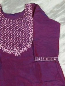 mirror work kurti