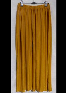 Free Size Stracheble Shiny Green Wide Leg Plazo