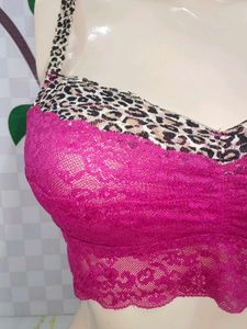 (1436)Pink Lace Lingerie Set