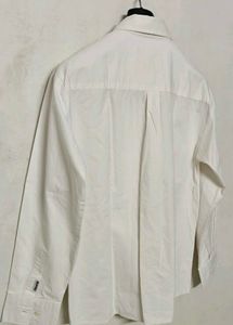 Men's Classic White Button-Down Shirt