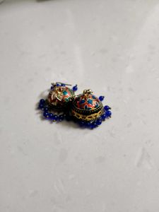 Beautiful Enamel Jhumka Earrings