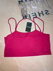 Red Spaghetti Strap Crop Top | COINS acceptable
