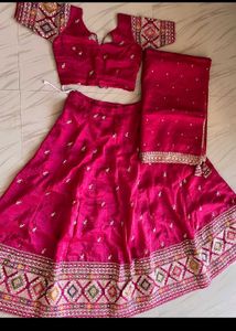 pink Lehenga Choli Set