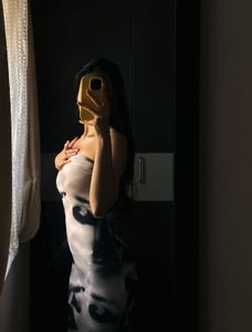 Trendy Bodycon Tube Dress - Unique Print