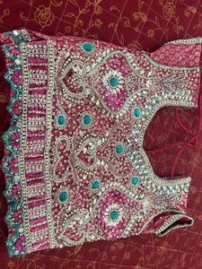 bridal pink lehenga