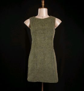Warm Gingham Olive dress