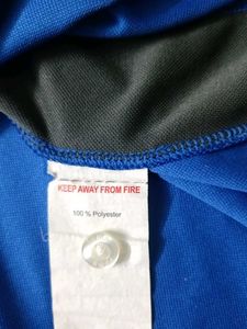 Men's Blue &amp; Gray Polo Shirt