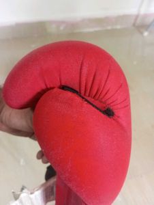 Red Boxing Gloves from Decathlon