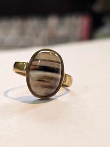 Natural Sulemani Aqeeq Ring + Pendant Set