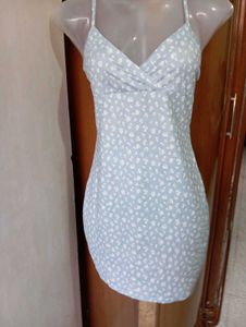 Cute Floral Print Mini Dress