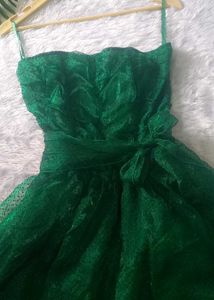Emerald Green Party Dress