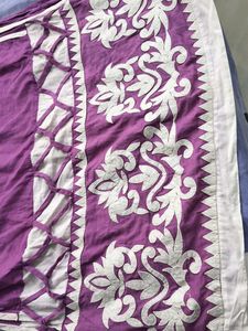 Beautiful Embroidered Purple Kurta