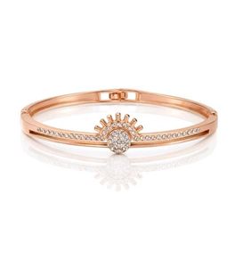 Sunburst crystal anti-tarnish Bracelet