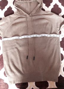 Cozy Ribbed Knit Hoodie