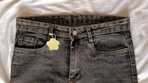 Vintage Washed Grey(charcoal) Denim Jeans