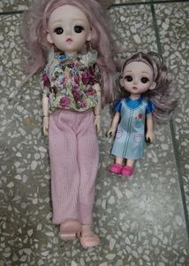 cute dolls set movable joints 3d eyes