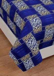 Rajalwal Glace Cotton Large Bedsheet with 2 Pillo