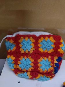 Crochet Granny Square Pouch