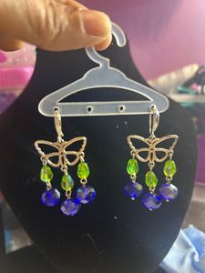Butterfly Drop Earrings