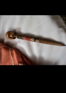 vintage kokeshi doll pen (collectible)