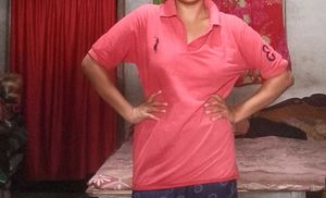 Coral Polo T-Shirt with Logo