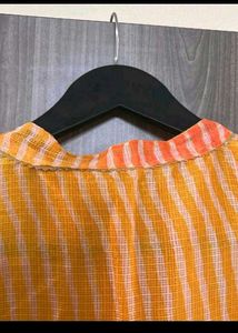 Vibrant Striped Kota kurta