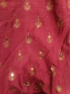 New/Unused Magenta Ethnic Gown Dress