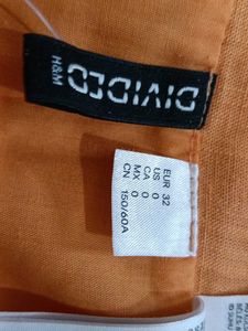 Orange Mini Skirt
