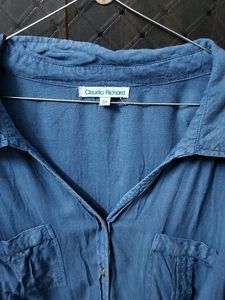 Blue Denim Cotton Shirt🌼