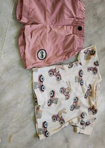 tCute & Stylish Baby Boy/Girl Summer Clothing Set