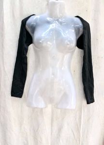 67209. Black Bolero Shrug