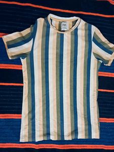 Striped Crew Neck Tee