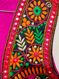 Pink Embroidery Koti