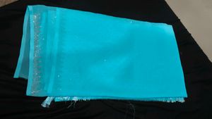 Stunning Blue Embellished Saree