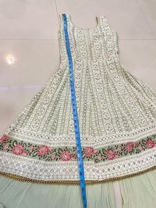Pista Green Sharara Set